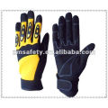 Synthetic leather knuckle protection gloves for mechanic workingJRM105